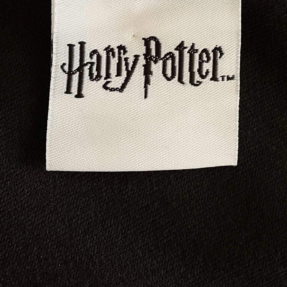Harry Potter Hogwarts Black Hoodie with High Neck, Size Small - Picture 10 of 10